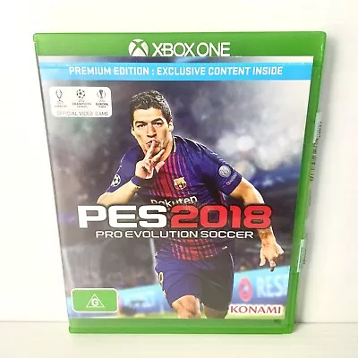 Pro Evolution Soccer 2018 - Xbox One - Tested & Working - Free Postage • $15.88