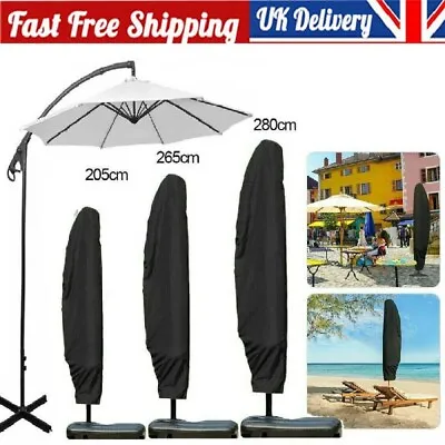 Large 3M Parasol Banana Cantilever Umbrella Case Cover Waterproof Garden Patio • £9.45