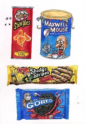 2020 Wacky Packages Audition Piece Original Art By Chris Meeks • $200