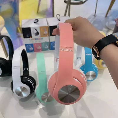 £2.89 • Buy Wireless Bluetooth Headphones With Noise Cancelling Over-Ear Earphones UK STOCK