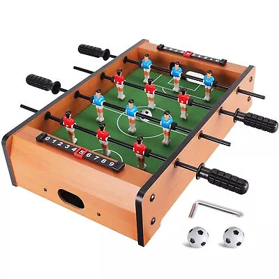 Mini Foosball Table Upgrade 20-Inch Foosball Table Adult Size Top Football/So... • $49.06