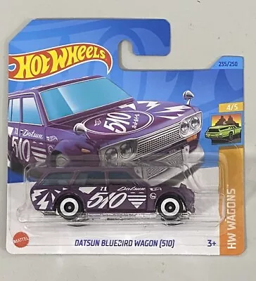 Hot Wheels Datsun Bluebird Wagon 510 HW Wagons Series Rare Sealed 2023. • £3.35