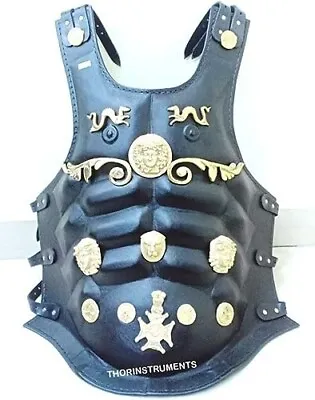 Armor Medieval Roman Breastplate Movie Leather Muscle Armor Spartan Halloween • $227.90