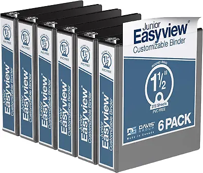 Easyview Premium 1.5-Inch Mini Binder 8.5 X5.5  3-Ring Binders For School Of • $46.79