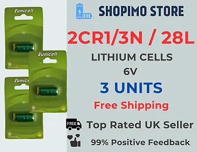 28L Battery 6V Batteries Lithium 2CR1/3N L544 Dog Collar Cells Free Shipping X 3 • £11.49