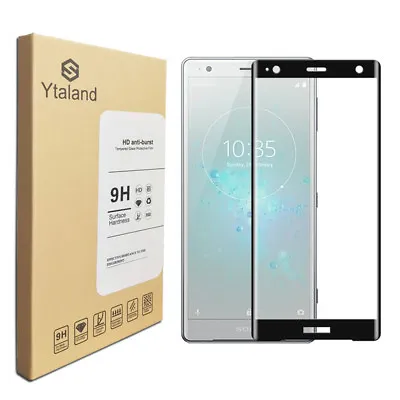 $7.68 • Buy 3D Full Cover Tempered Glass Screen Protector For Sony Xperia XZ2 XZ2 Compact 