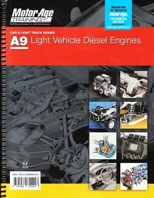 MotorAge A9 ASE Light Vehicle Diesel Engines ASE Test Prep Manual Book 55447 • $38.95