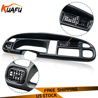 $37.15 • Buy Dash Board Bezel Cover Instrument W/Vents For 1998-2002 Dodge Ram 1500 2500 3500