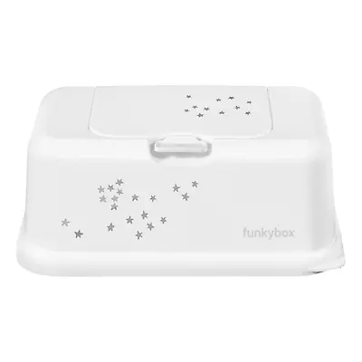 Wipes Dispenser Baby Wipes Box Funkybox White Star Burst Bambino Essentials • $22