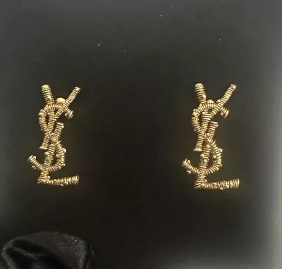 Vintage YSL  Gold Color  Earring • $48