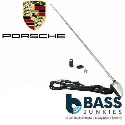 £11.95 • Buy PORSCHE Universal Stainless Steel Pillar Mount AM/FM Car Radio Aerial Antenna