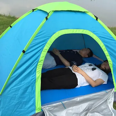 £18.99 • Buy 1-2Man Person Camping Tent Waterproof Room Outdoor Hiking Backpack Fishing UK