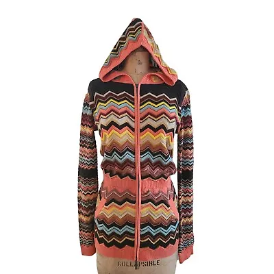 Missoni X Target Zig Zag Zip Front Hooded Cardigan Sweater XL NWT  NS • $29.50