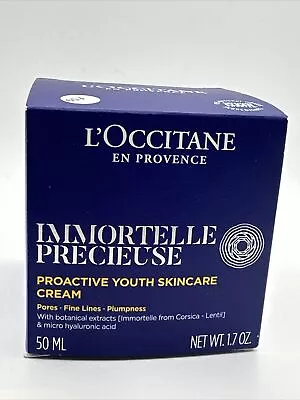 L'Occitane Face Cream Immortelle Precious 50ml Moisturiser Anti Ageing - NEW • £49.95