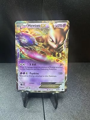 Pokémon TCG Mewtwo Ex Legendary Treasures 54/113 Holo Holo Rare EX • $2.70