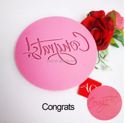 $9.95 • Buy New Tx Congrats  Theme  Fondant Embosser Cookie Stamp/ Press (1)