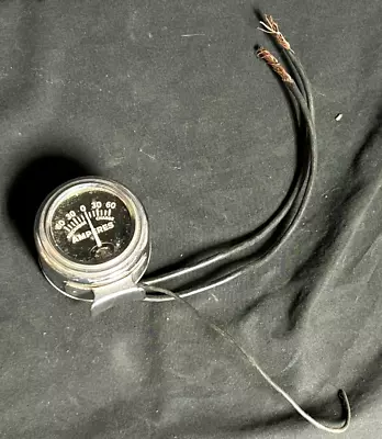 Vintage Steering Column Mount Amp Gauge 60-0-60 Gasser Rat Rod • $32