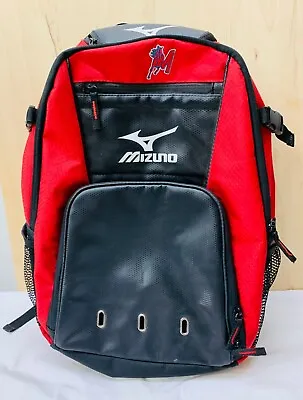 Mizuno Red & Black Backpack Track Sports Or School Bag Or Laptop Bag • $31.99