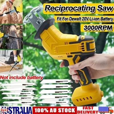 Cordless Electric Reciprocating Saw Cutting With 10 Blade For Dewalt 18V Battery • $54.99