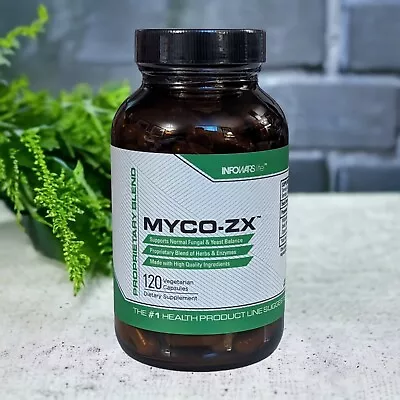 NEW & SEALED: InfoWars Life MYCO-ZX Herbs & Enzymes 👉 Yeast Reducing Supplement • $45