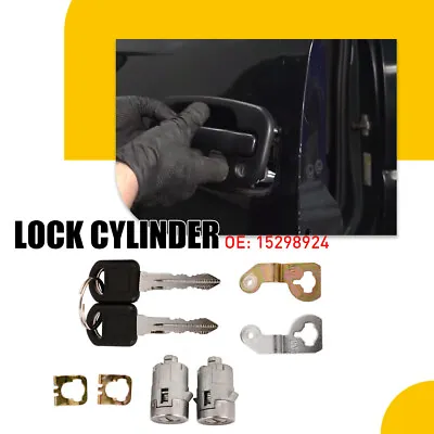 New Door Lock Cylinder Set W/ Keys For 2001-2006 GM CHEVY SILVERADO TAHOE • $17.99