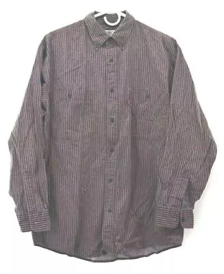 Levi's Mens Medium Vintage Long Sleeve Button Down Dress Casual Cowboy Shirt • $7.52