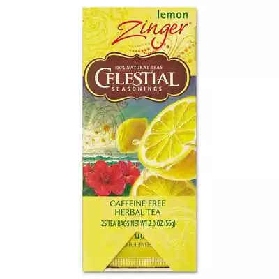 Celestial Seasonings Tea Herbal Lemon Zinger 25/Box • $15.07