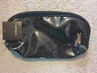 £10 • Buy BNWT Ann Summers, Bunny Rabbit Glitter Black PVC Vibe Toy Bag