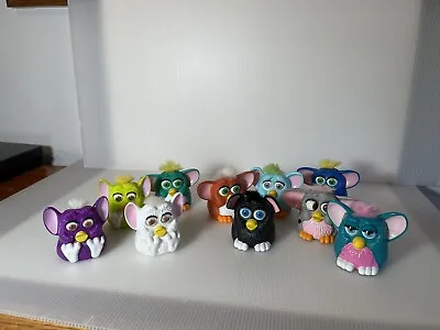 Furby’s 1998 Lot Of 10 McDonald’s Happy Meal Plastic Toys Pre-Owned • $16.50