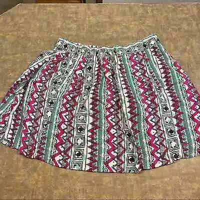 Forever 21 Tribal Print Loose Fit Skirt Juniors' Size Large • $14.70