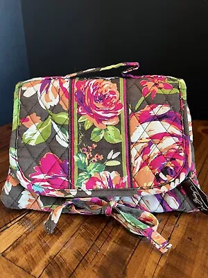 Vera Bradley English Rose Tri Pockets Make Up Cosmetic Bag • $14.95