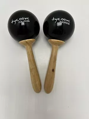 Tycoon Percussion Black Fiber Maracas • $6.99