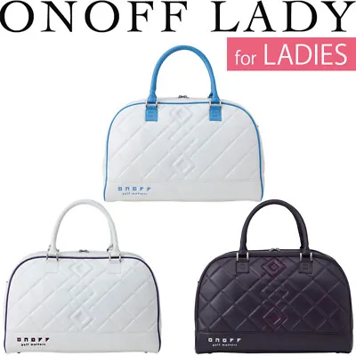 For Ladies DAIWA GOLF JAPAN 2023 ONOFF Lady Boston Duffel Bag OV7921 W18xD9xH12  • $448.22