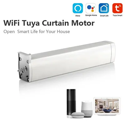 $55.89 • Buy Tuya Wifi Smart Electric Curtain Motor Controller For Alexa Google Home D7D4