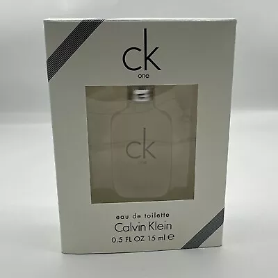 Ck One By Calvin Klein Eau De Toilette .5 Fl Oz Mini For Men • $10