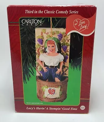 I Love Lucy 50th Anniversary Ornament Grape Stomping • $13