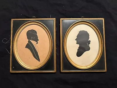 1912 Framed Foster Brothers Boston Silhouettes • $139.99