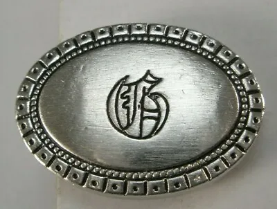 G Old English Font Monogram Letter Initial Vintage TINYSMALL BRIAR Tie Bar Clip • $25.49