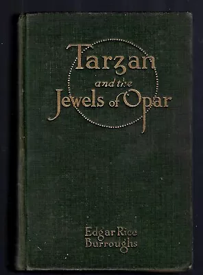 Vintage 1st Edition - Tarzan & The Jewels Of Opar By Edgar Rice Burroughs - VG • $29.99