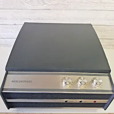 £49.99 • Buy Vintage Marconiphone Record Player 1960s For Vinyl Records Portable Model 4041