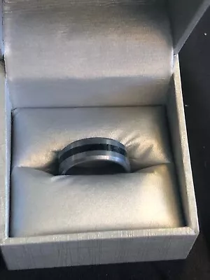 Size 10 Men’s Zale’s Tungsten Carbide Wedding Band • $55