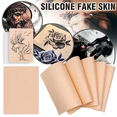 Tattoo Skin Fake Practice Eyebrow Art Double Sides Silicone For Beginner Art UK • £4.99