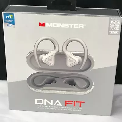 Monster DNA Fit Wireless Bluetooth Earbuds - Noise Cancelling White • $67.96