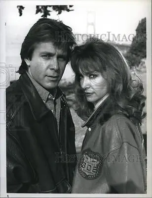1991 Press Photo Actress Lisa Eilbacher And Gary Cole In  Midnight Caller  • £19.29