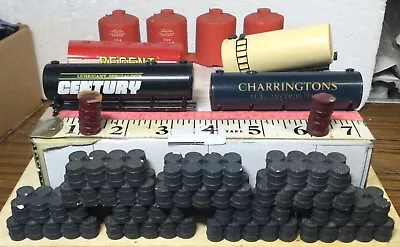 OO Gauge Railway Scenery For Oil Depot Storage Tanks Barrels Lorry Backs Used • £12.99