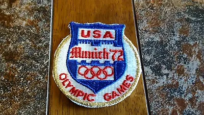 USA Munich '72 Olympic Games EmbroideredSouvenir Patch • $5