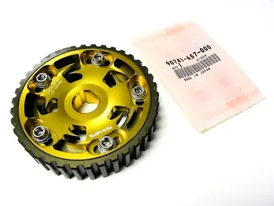 Vms 88-00 Honda Civic D15 D16 Sohc Adjustable Racing Cam Gear & Oem Cam Key Gold • $69.95