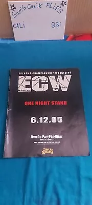 Vintage 2006 ECW One Night Stand  PPV Poster Print Ad 2006 Destroy All Humans  • $6.99