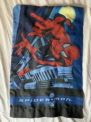 Vintage 2002 Spider-Man Pillow Case  • $14