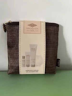 Mandara Spa Honeymilk Dream Spa Getaway Bag - Rare & Discontinued Inc Body Cream • £19.99